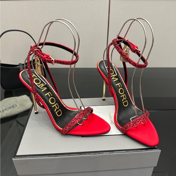 Tom Ford Glittering Red Women's Heels